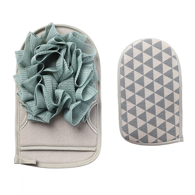 Găng tay đi tắm Hai Mặt Tẩy Bụi Bẩn Và Bùn Dễ Tẩy Rửa