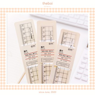 Thước Kẻ Nhựa Ô Vuông Cho Học Sinh