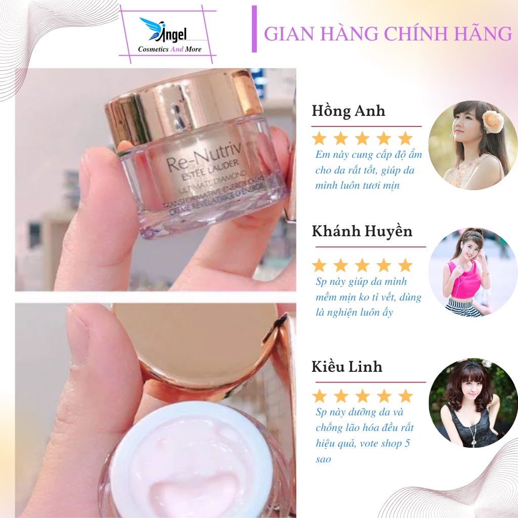 Kem Dưỡng Da Estée Lauder Re-Nutriv Ultimate Diamond Transformative Energy Creme 5ml