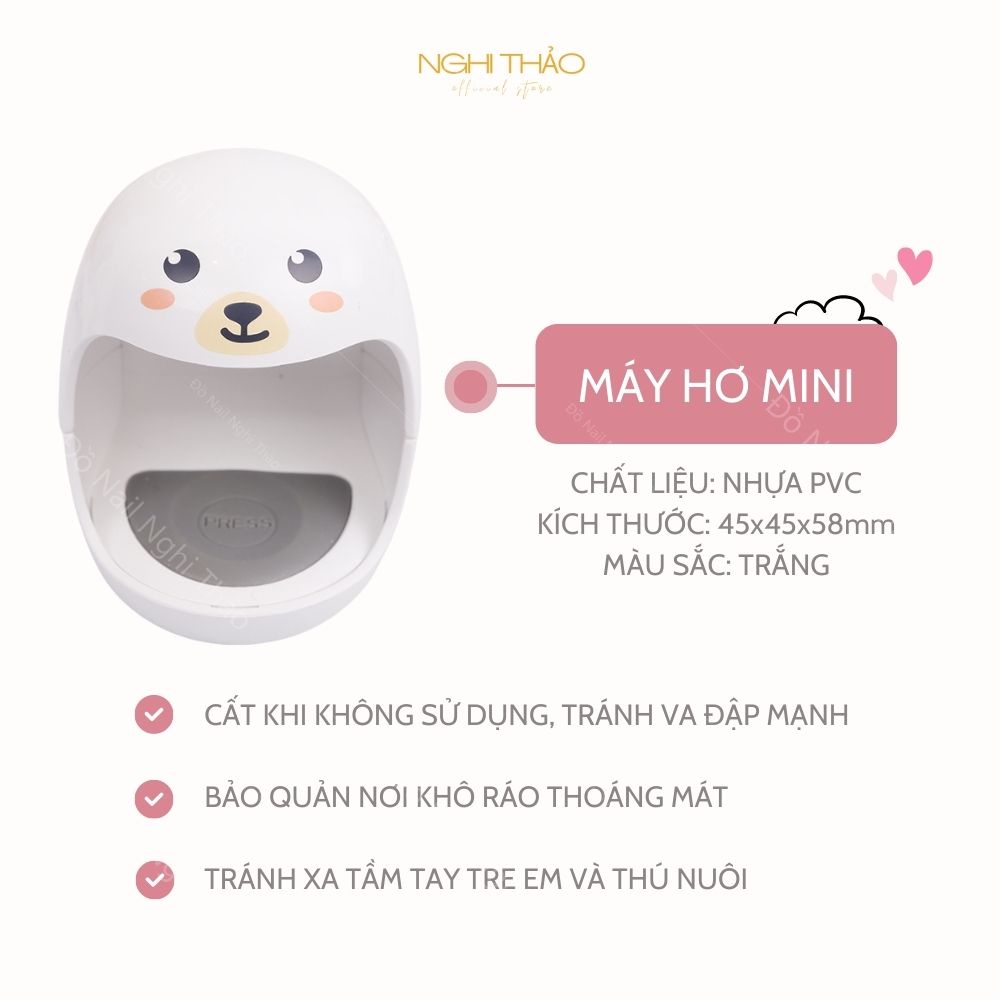Máy hơ gel mini quả trứng NGHI THẢO
