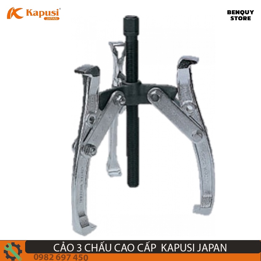 CẢO 3 CHẤU 8IN/200MM KAPUSI JAPAN-CẢO 3 CHÂN TIÊU CHUẨN NHẬT BẢN. CHẤT LIỆU THÉP CHROME VANADIUM