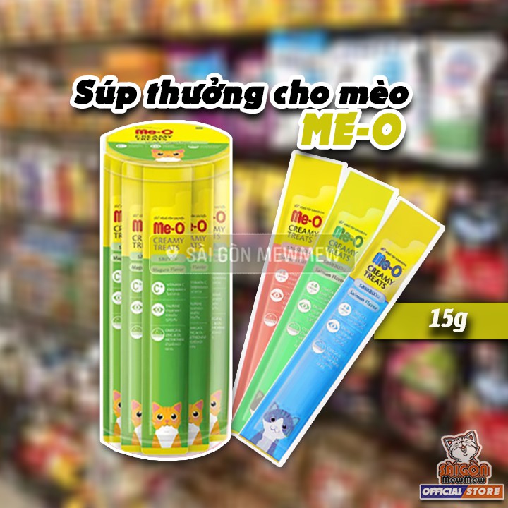 Súp thưởng Me-O cho mèo tuýp 15gr