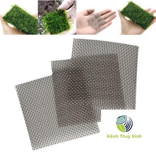 Vỉ Inox buộc rêu, ráy nana và bucep trang trí bể thủy sinh, cá cảnh