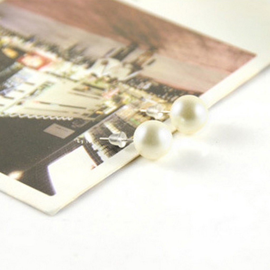 Bông tai đính hạt ngọc trai giả thời trang cho nữ