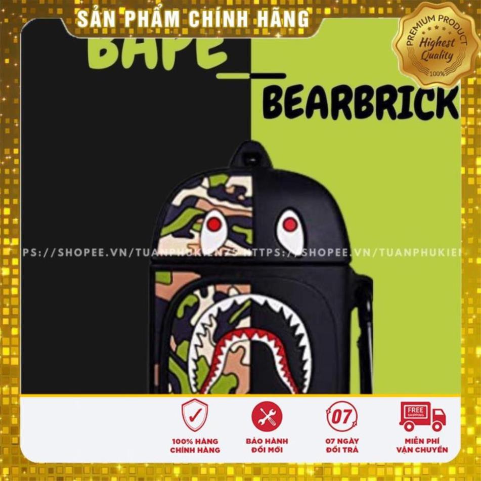 Airpods Case ⚡ Freeship ⚡ CẶP BEARBRICK Cho Tai Nghe Không Dây Airpods 1/ 2/ i11/ i12/ Pro