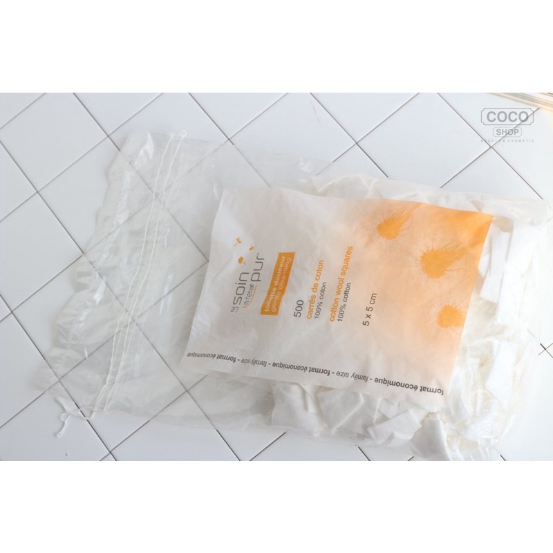 Bông tẩy trang 500 miếng Tetra_Pháp | BigBuy360 - bigbuy360.vn