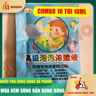 Nước Pha Bong Bóng Xà Phòng Gói 10ml Mới