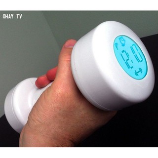 Đồng hồ báo thức hình quả tạ