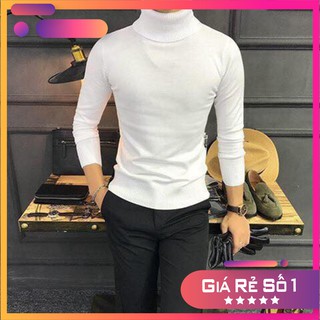Áo len nam lọ cổ phong cách _hàng việt nam