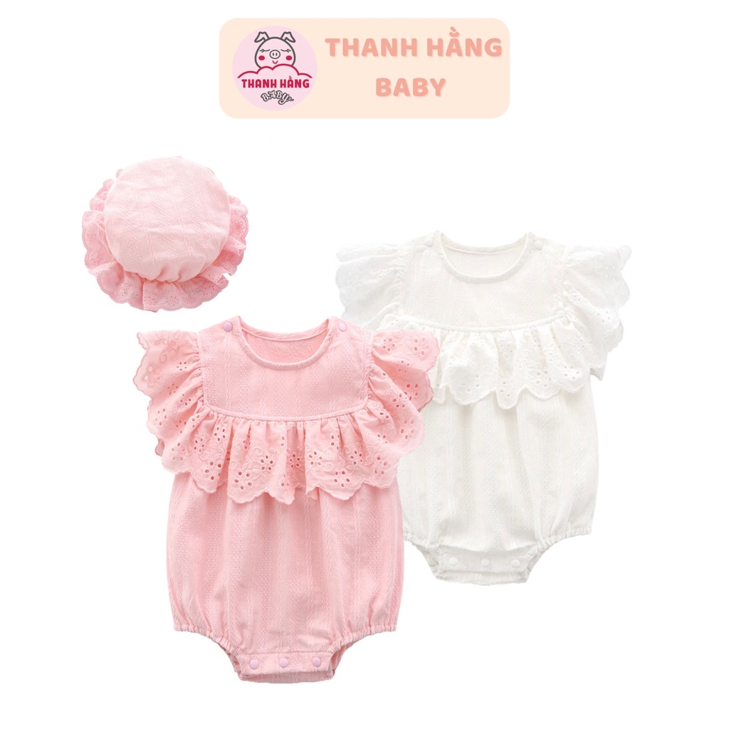 Body Chip Bé Gái, Body Chip Kèm Mũ Cho Bé Thanh Hằng Baby 5 Đến 13 Kg