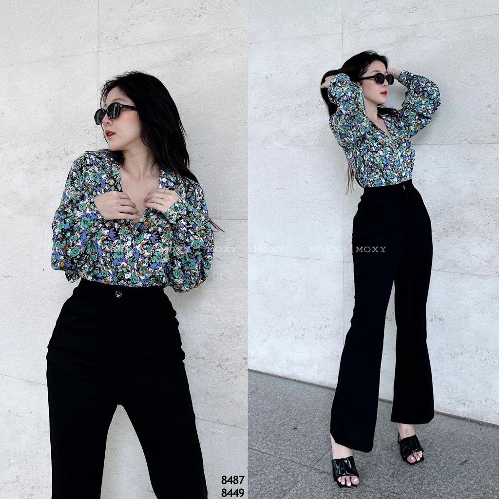 SP008487-Áo somi hoa