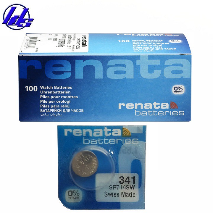 Pin đồng hồ 341 SR714SW Renata chính hãng - Vỉ 1 viên