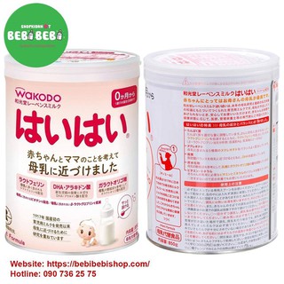 Sữa Wakodo 0 810g mẫu mới 2023