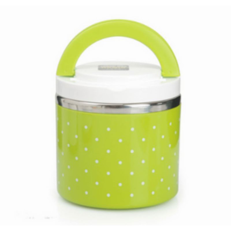 Hộp đựng cơm chấm bi 1 tầng,,,