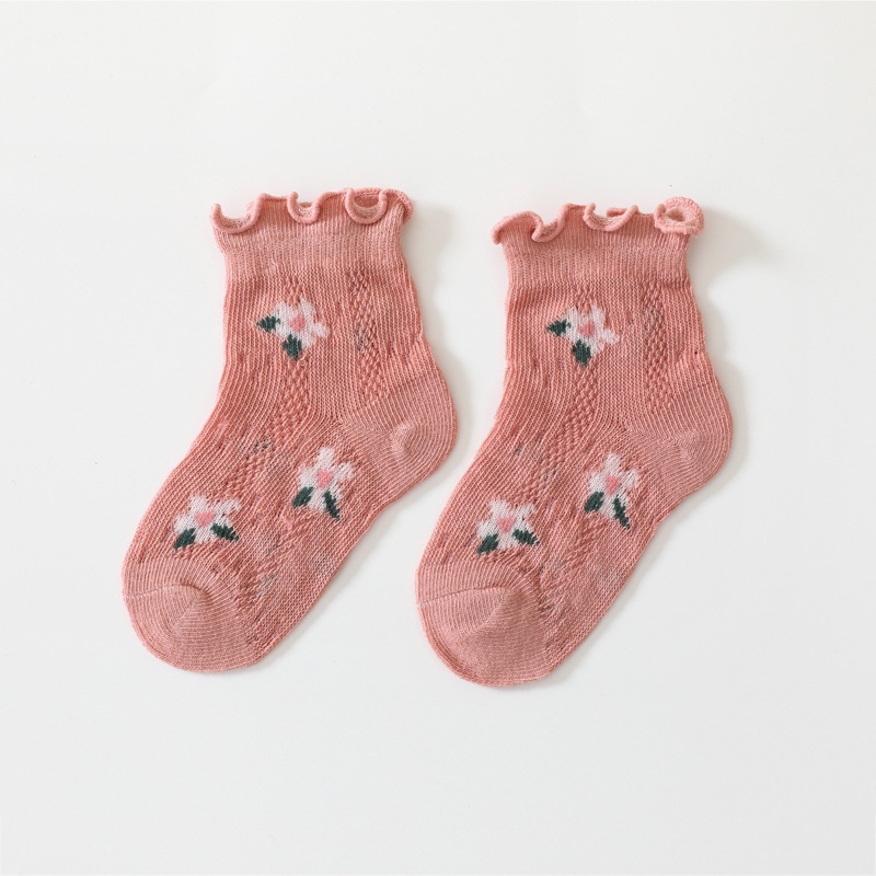 Vớ Thoáng Khí Thoải Mái In Họa Tiết Trái Cây Cho Bé Gái 0-3 Tuổi