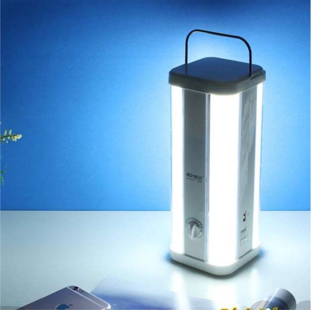 Đèn LED tích điện thông minh KM-7671 Kiêm XẠC DỰ PHÒNG PHÒNG KHI MẤT ĐIỆN