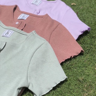 Áo bèo nhúng croptop
