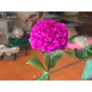 hoa giả- hoa cẩm tú cầu lụa