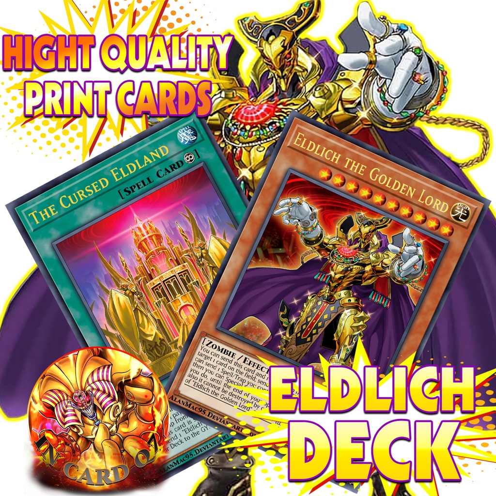 Yugioh Eldlich Deck 2022 [Bài in Cao Cấp Cán Màng 2 Mặt]