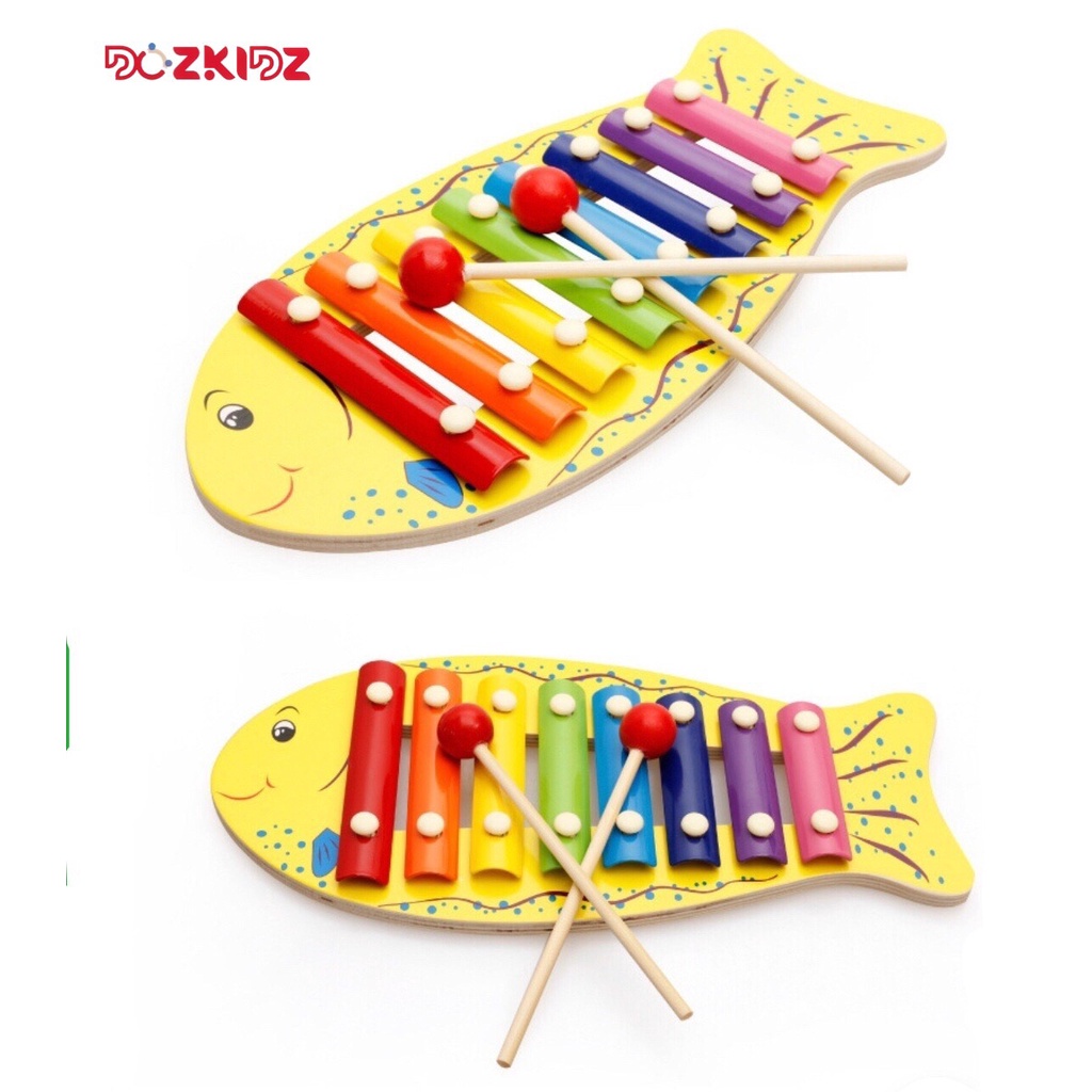 Đồ chơi âm nhạc - Đàn xylophone bằng gỗ - DOZKIDZ