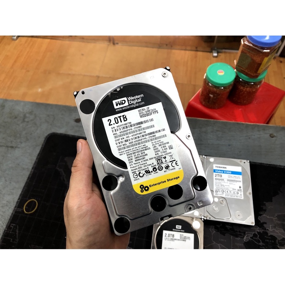 Ổ cứng HDD 2Tb 3Tb 4Tb 6Tb PC, laptop hàng bóc máy sức khỏe Good 100%