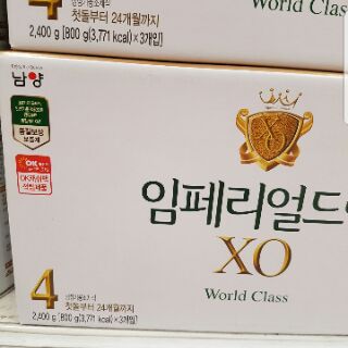 Sữa XO 2, 3, 4 800g(nội địa hàn) date2023