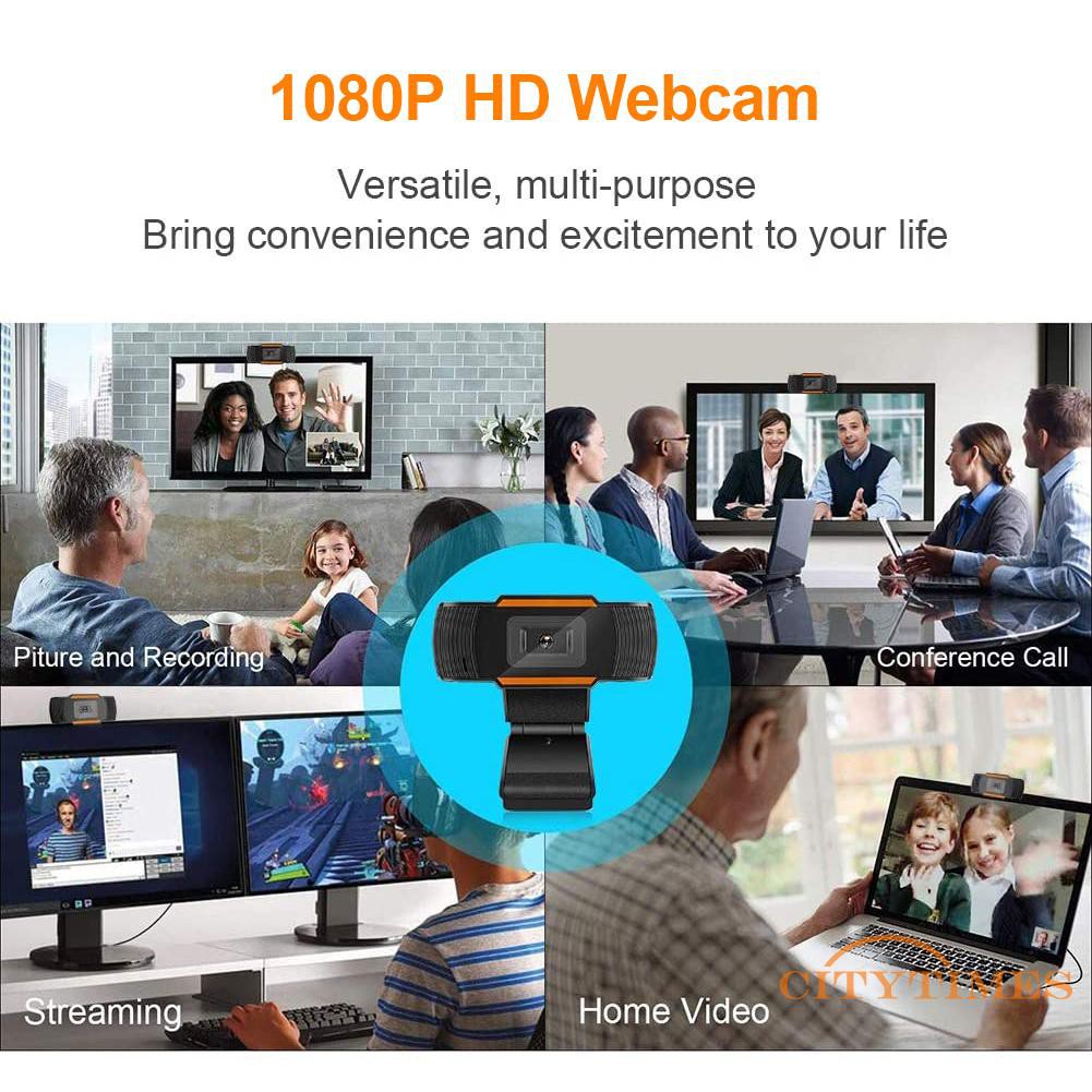 Webcam 2mp 1080p Full Hd Với Micro Usb 2.0 Cho Máy Tính | BigBuy360 - bigbuy360.vn