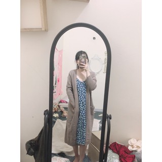 (có sẵn)Áo khoác Cadigan dáng dài