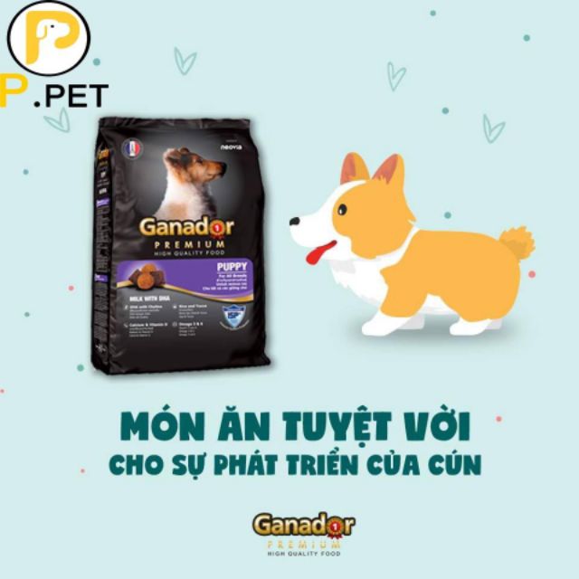 Thức ăn cho cún con ganador 400 g