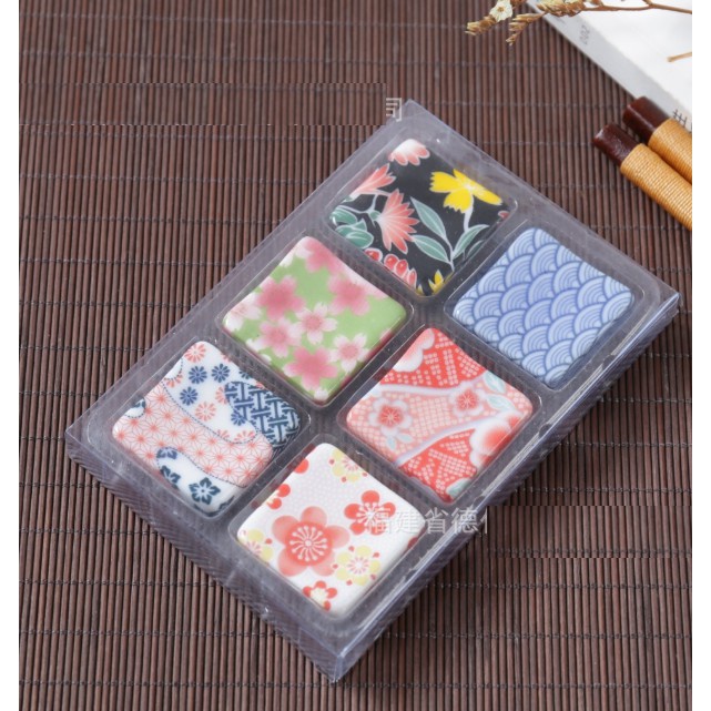 Gác Đũa Gốm Hoa Văn Kiểu Nhật (6 cái khác nhau)