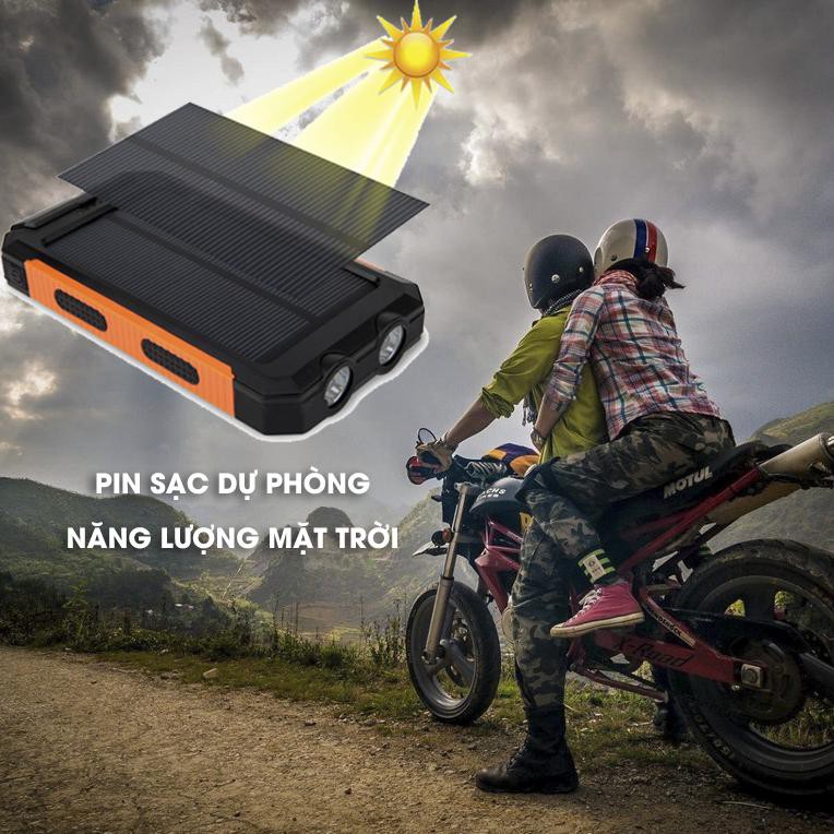 Pin Sạc dự phòng Năng Lượng Mặt Trời chống nước chống bụi 20.000mAh - HanruiOffical