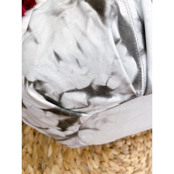 Túi da thật kiểu loang hàng si hiệu