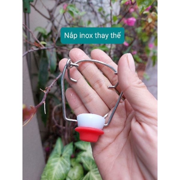 Nắp cài Inox thay thế cho chai cài