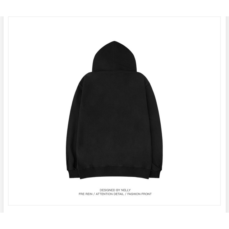Áo nỉ hoddie Nelly da cá phong cách unisex
