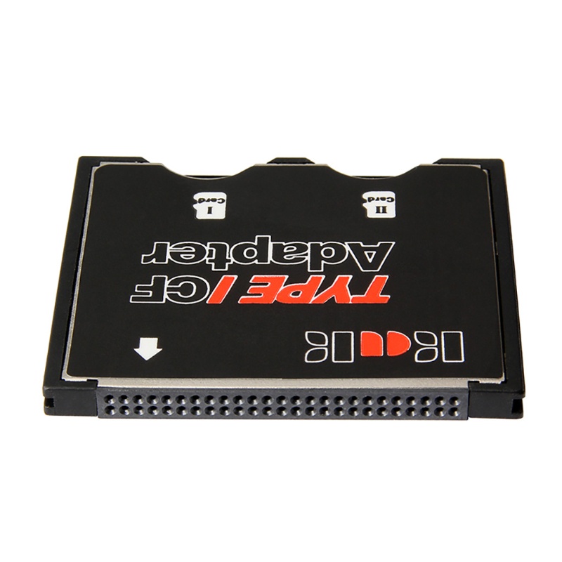 Adapter Chuyển Đổi Thẻ Nhớ Dual SDHC SDXC TF Sang CF Cho Máy Ảnh Loại I