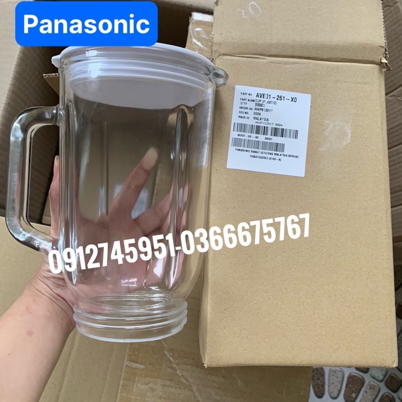 CỐI THỦY TINH, LY THỦY TINH  ĐẠI MÁY XAY SINH TỐ PANASONIC MX-GX1561WRA, GX1561WRA, MX-EX1561