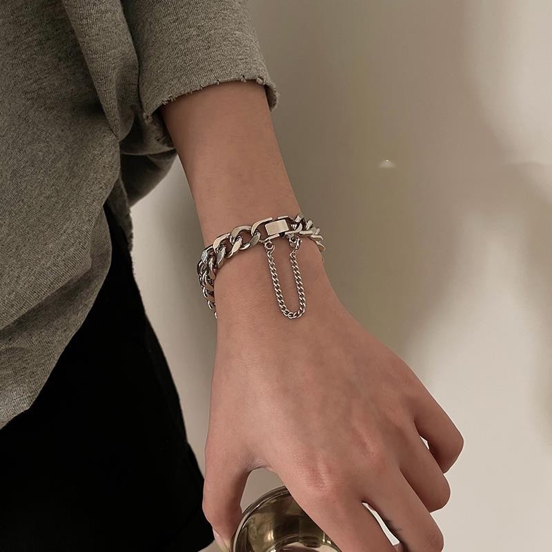 Vòng Tay Dây Xích Phong Cách retro Hàn Quốc Chất Lượng Cao