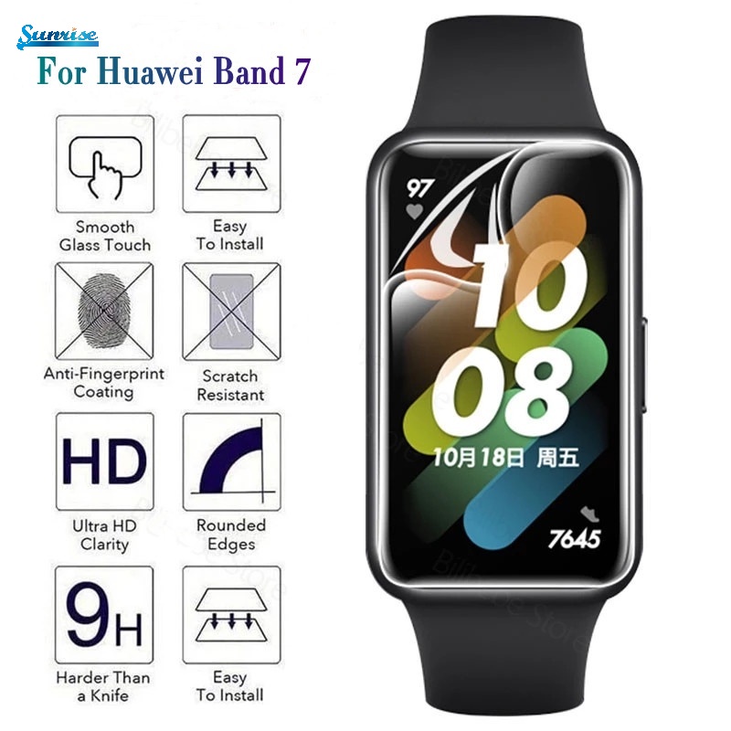 Miếng Dán TPU Mềm Siêu Mỏng Bảo Vệ Màn Hình Chống Dấu Vân Tay Cho Huawei Band 7