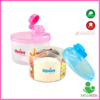 Hộp chia sữa tròn không bpa upass up8005c