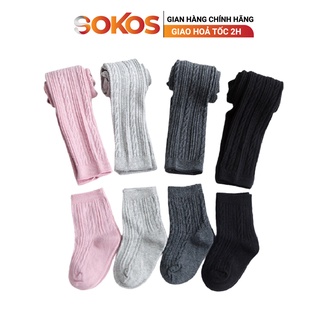 Set Quần Tất Len Cho Bé Kèm Tất Bàn