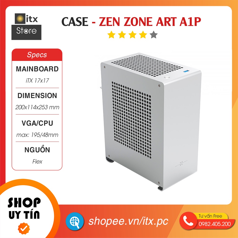 [ITX Store] - UPDATE 2022 Case mini ITX Zen Zone World Art A1P Plus | BigBuy360 - bigbuy360.vn