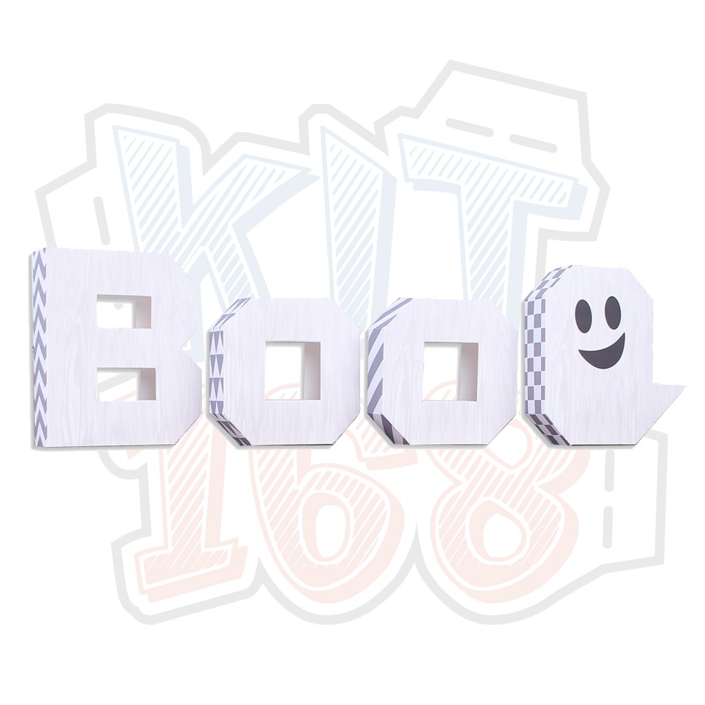 Mô hình giấy Lễ hội Boo Halloween