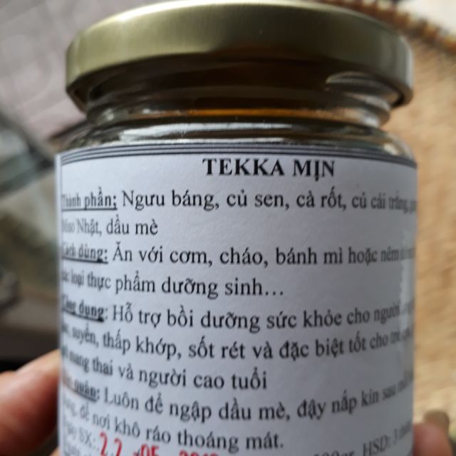 Tekka đặc biệt hũ 250gr