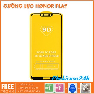 Kính cường lực Honor play 9D full màn hình full keo thế hệ mới