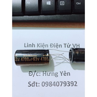 Tụ 63V 4700uf Nichicon hàng mới