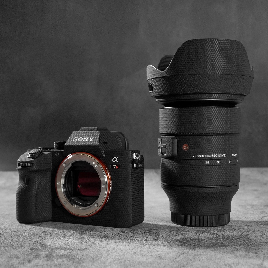 Skin 3M Cho lens SIGMA 24-70A,24A,35A,50A,85A, 28-70A,16-28A ,30DN for Sony ngàm E