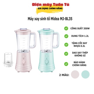 Máy xay sinh tố đa năng midea mj-bl35 350w bảo hành 12 tháng có khả năng xay đá, hoa quả