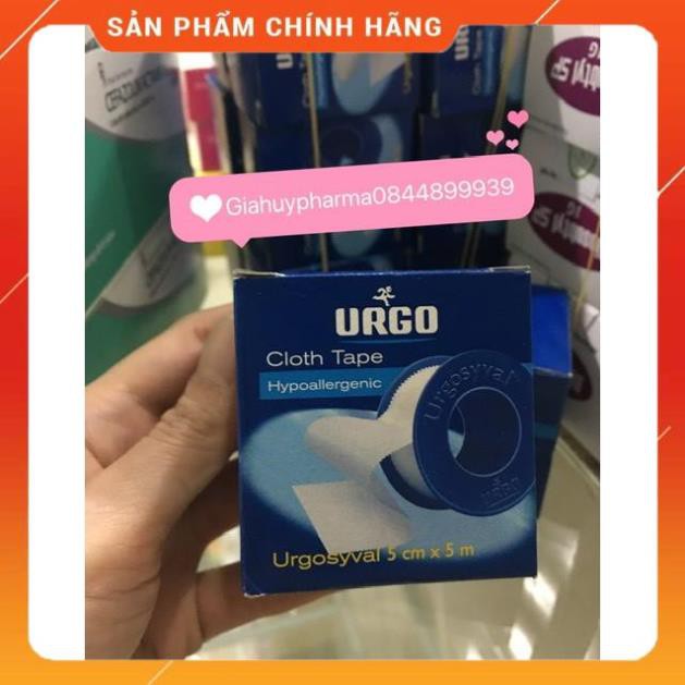 Băng dính Urgo lụa dạng cuộn 5*5cm