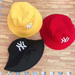 Mũ Bucket / Nón Vành Tròn 2 Mặt Thêu Logo NY