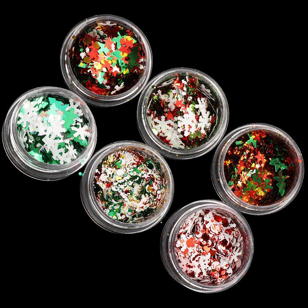 HS Set 6 Hộp Phụ Kiện 3D Đính Móng Nghệ Thuật